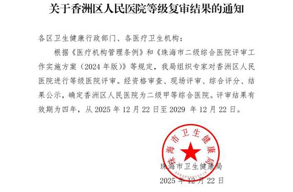 喜报！我院顺利通过二级甲等综合医院复审